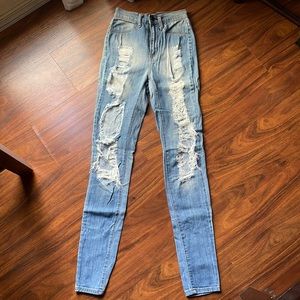 Distressed Jeans
